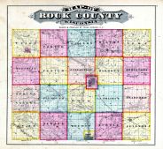 County Map, Rock County 1873